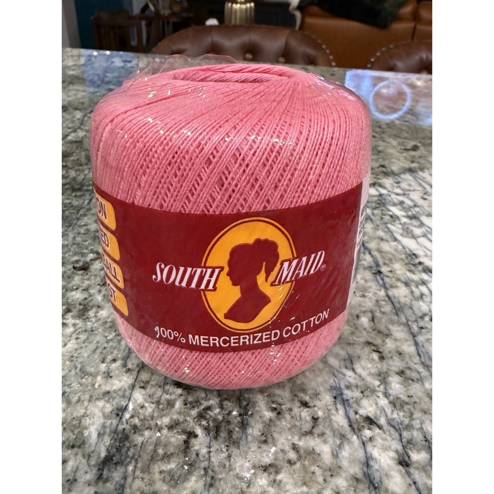 New SOUTH MAID Crochet‎ Thread Size 10 French Rose #493